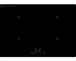 Exquisit EKI801-2 - Inductie kookplaat Inbouw - 4 Kookzones - Met Booster - Zwart