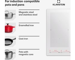 Klarstein Masterzone 60 Hybrid Inductiekookplaat Inbouw - 4 Flexzones