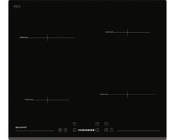 Sharp KH6I19BS00EU-inductie kookplaat-inbouw-60cm