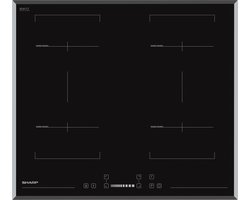 Sharp KH6I38CS00EU-inductie kookplaat-inbouw- 4 kookzones-dubbele Cook Bridge functie