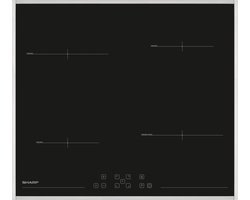 Sharp KH6I45FT0IEU-inductie kookplaat-inbouw-4 kookzones-Front Touch bediening