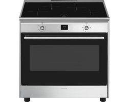 SMEG CG90CIXT - Inductie fornuis - 90 cm - RVS