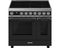 Smeg Master CUISINIERE CPF92IMA Cuisinière Plaque avec zone à induction Anthracite A