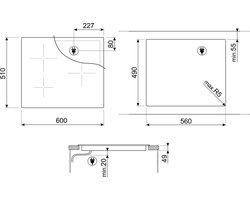 Smeg SI2M7643B - Inductiekookplaat