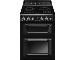 SMEG TR62IBL2 - Inductie fornuis - 60 cm - Zwart