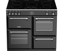 Stoves Richmond S1000 Ei Range-fornuis Inductiekookplaat zones Zwart, Roestvrijstaal A