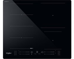 Whirlpool Inductiekookplaat | Model WF S3660 CPNE | Inbouw | 59 cm | 4 zones | FlexiSide | Zwart