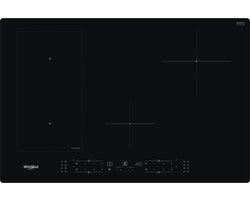 Whirlpool Inductiekookplaat | Model WLB2977NE | Zwart | 77 cm | Vier zones | FlexiCook