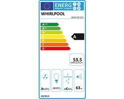 Whirlpool WVH 92  inductiekookplaat met geïntegreerde afzuiging