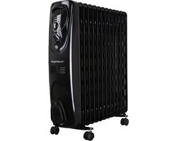 Aigostar Black Forest 33JIF – Olieradiator 2500W - Oliegevulde radiator elektrisch - Kachel - -Zwart