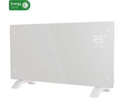 Hombli Elektrische Kachel – Smart Infrarood Verwarmingspaneel – Elektrische Radiator – Heater – 15m2 – 600W – Wit Glas