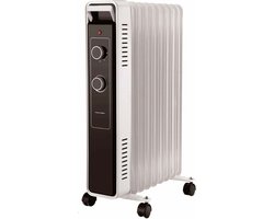 Trendmax olieradiator - 2000 watt - Thermostaat - Elektrische kachel - Oliegevulde radiator - Elektrische verwarming - Elektrische kachel - 3 warmtestanden - Timer