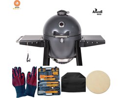 Apache Grill 21 inch Kamado BBQ Egg | Houtskool BBQ + ACCESSOIRE SET 4st