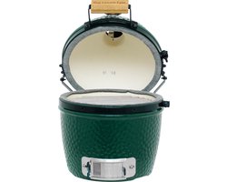 Big Green Egg Houtskoolbarbecue Mini - Grilloppervlak 25 Ø cm - Komado - Groen