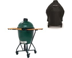 Big Green Egg Large met IntEGGrated Nest & Handler, zijtafels en hoes