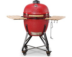 Kamado Bono - Grande 23 rood - Dubbele grillzone