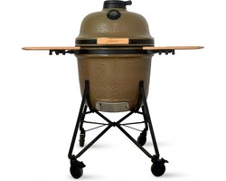 LEO Keramische BBQ oven groen 58cm - Groen -