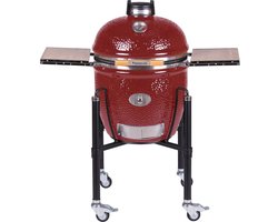 Monolith - kamado -Houtskoolbarbecue - Classic - PRO2.0 - rood - met onderstel- 46 cm