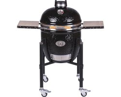 Monolith - kamado -Houtskoolbarbecue - Classic - PRO2.0 - zwart - met onderstel- 46 cm