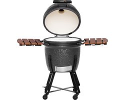 Mustang Kamado L 21" - Barbecue - Houtskool - 93 kg  - Grijs - Grilloppervlak 47 cm