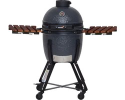 Mustang Kamado M 18 inch  - Ø 38 cm - Met glasvezelafdichting - 68.5 kg - Houtskool - Kleur grijs