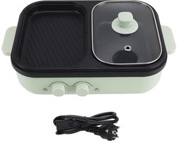 Elektrische Hot Cooker 1300 W Multifunctioneel Compact Ontwerp Gezond Frituren Roosteren Koken Hot Pot - EU stekker 220V