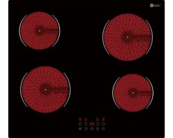Helvetia Inbouw Vitro-Keramische kookplaat met 4 pitten - HTR4V60V1