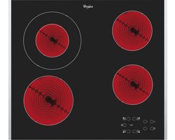 Whirlpool AKT 8130 BA - Keramisch kookplaat - ZWart