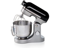 Ariete 1589/02 Moderna Keukenmixer - 1600 Watt - RVS - 11 snelheden - 5.5 liter - incl 3 accessoires - zwart