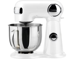 Cuisinart Precisie Keukenmixer SM50WHE Keukenmachine - 5.2L kom - 12 snelheidsinstellingen - Inclusief deeghaak, garde en platte garde