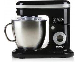 DOMO DO1023KR Keukenrobot – Keukenmachine – 6L RVS Mengkom – 1200W - Zwart