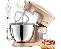 Facelle - 8.5Qt Stand Mixer - 660W - 6-Snelheden