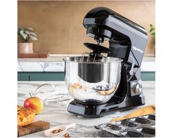 Fameilleur keukenmachine- Volledig automatisch- Met kantelbediening-1000 watt- 6 snelheden-keuken machine- keukenrobot- keuken accessoires-elektrisch- mixer met megkom- keukenmixer- mixer- foodprocessor- food processor- zwart