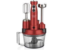 Goldmaster ELENAMAX - GM 7239VK - Staafmixer - Keukenmachine - Keukenrobot - Blender - Rood - Cherry rood