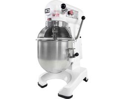 HCB® - Professionele Horeca Planeetmenger - 20 liter - 230V - RVS / INOX deegmachine - Kneedmachine - Keuken machine - 40x57x80 cm (BxDxH) - 69 kg - 1705