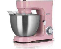 Heinrich´s HKM 8078 - keukenmachine - 1400 Watt - XXL - roze.