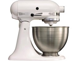 KitchenAid 5K45SSBWH - Keukenmixer - Wit