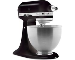 KitchenAid 5K45SSEBM Classic - Keukenmachine - Mat Zwart