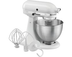 KitchenAid 5K45SSEWH - Wit - 4,28L - Horeca & Professioneel