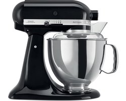 KitchenAid Keukenmachine - Artisan - met 7 extra accessoires - 4,8 L - Onyx Zwart