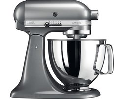 KitchenAid Keukenrobot - Keukenmachine Artisan met 300 Watt - 4,8 L, Contour Zilver