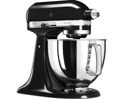 KitchenAid Keukenrobot - Keukenmachine Artisan met 300 Watt - 4,8 L, Onyx Zwart