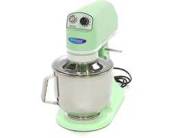 Maxima Planeetmenger 7 L Tot 2 Kg Deeg Pastel Groen - RVS Mengkom - 11 Snelheden - Keukenmachine - Standmixer - Keukenrobot - 7 liter