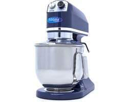 Maxima Planeetmenger 7 L Tot 2 Kg Deeg Staalblauw - RVS Mengkom - 11 Snelheden - Keukenmachine - Standmixer - Keukenrobot - 7 liter - Blauw