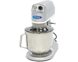 Maxima Planeetmenger 7 L Tot 2 Kg Deeg Zilver - RVS Mengkom - 11 Snelheden - Keukenmachine - Standmixer - Keukenrobot - 7 liter - Grijs