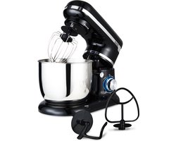 MOA Keukenmachine - 6 snelheden - Keukenrobot - 5L - Keukenmixer - 1000W - Zwart