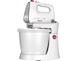 MPM - Mixer met Mengkom 3 Liter - Handmixer - Keukenmixer - Blender - 750W