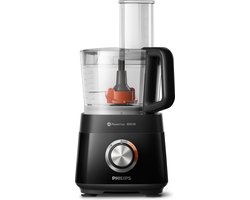 Philips Viva Collection foodprocessor, 29 functies, 2.0 L, 800 W, zwart (HR7510/10)