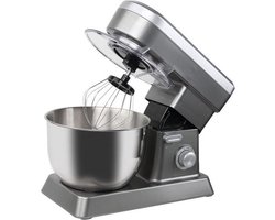 Royal Swiss SL-9818B - Keukenmachine - Staande mixer - 1500W - 6.3 Liter - RVS - Zilver