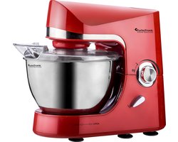 TurboTronic TT-002 Keukenmachine – Mixer – 5 Liter - Rood